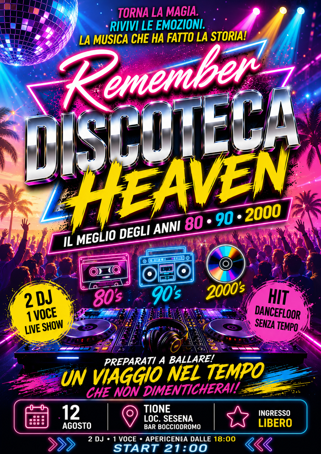 REMEMBER DISCOTECA HEAVEN 2026